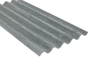 Plaque ondulée fibrociment grise x cm Bricoman