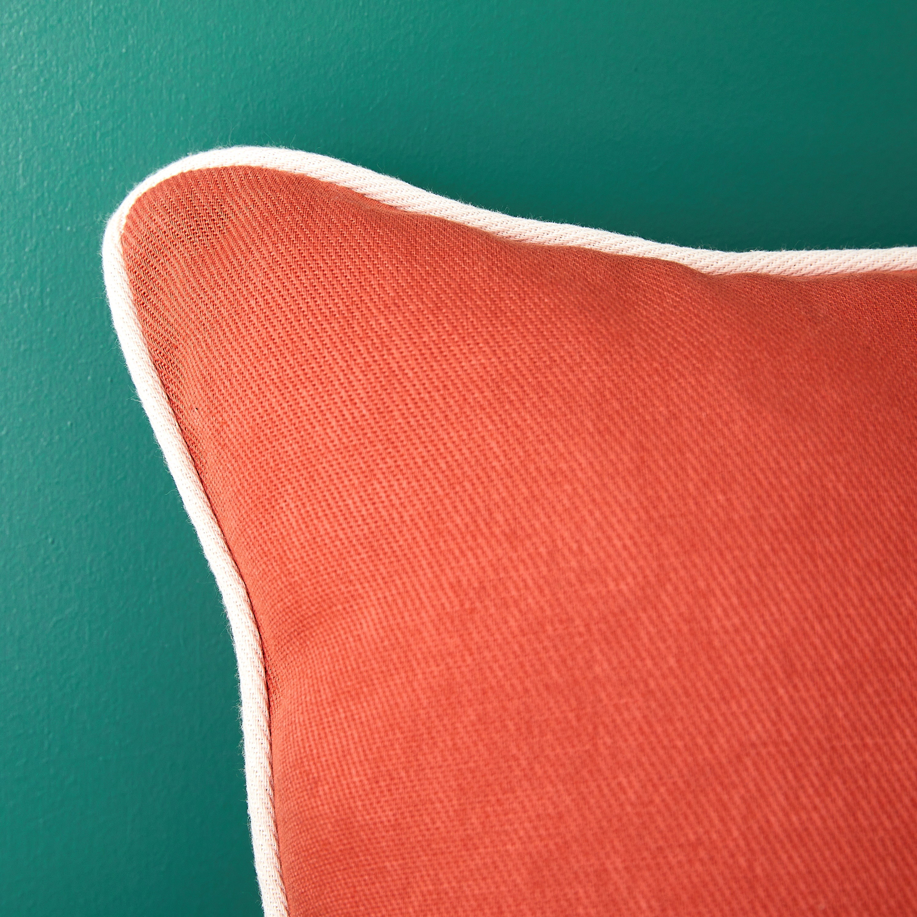 Housse de coussin Kalpe, orange / cuivré, 45 x 45 cm, INSPIRE - 7