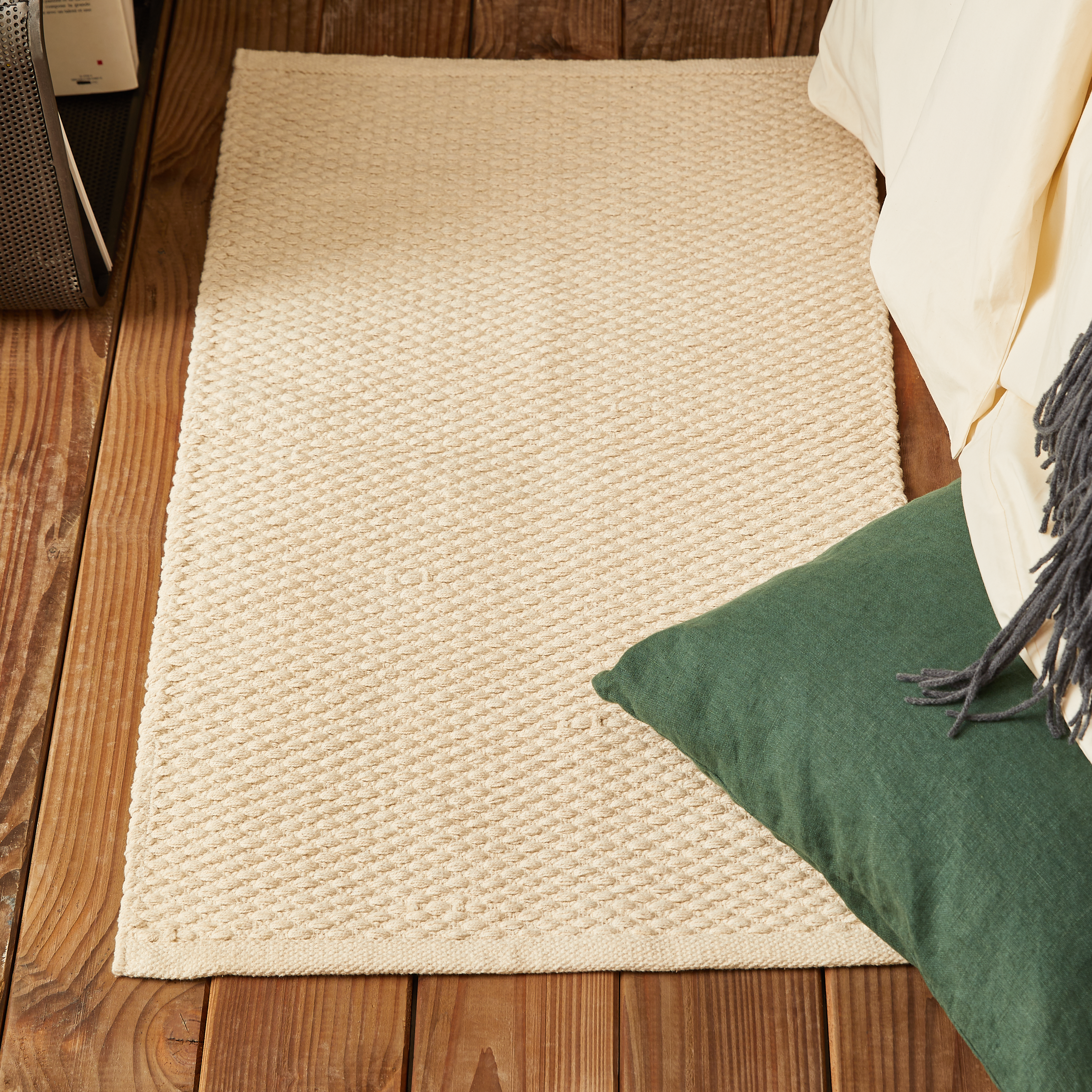 Tapis intérieur coton uni Sachal, l.50 x L.80 cm - 7