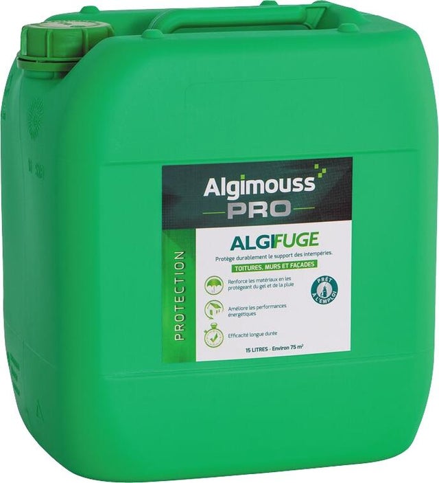 Imperméabilisant toitures, murs et façades 15 L Algifuge - ALGIMOUSS