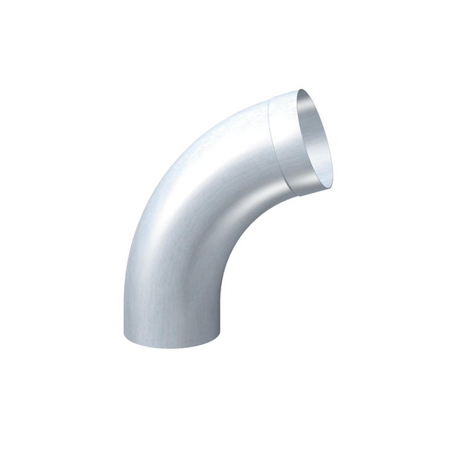 Coude tulipe classic naturel soudure 72° Diam.80 mm - RHEINZINK
