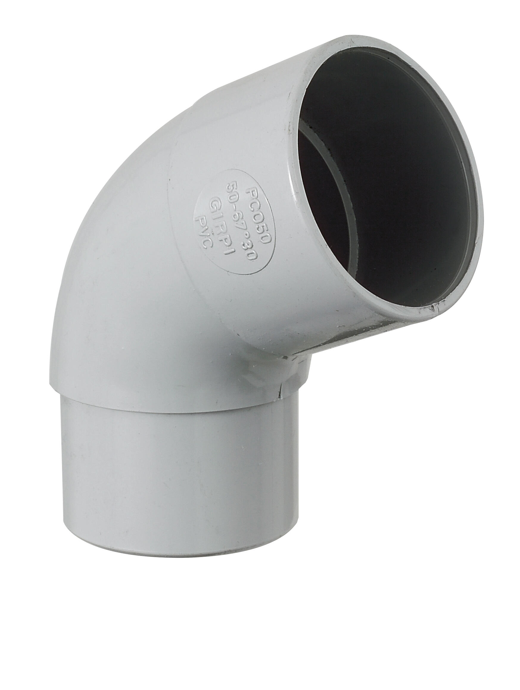 Coude 67.30° PVC sable Diam.100 mm - GIRPI - 2