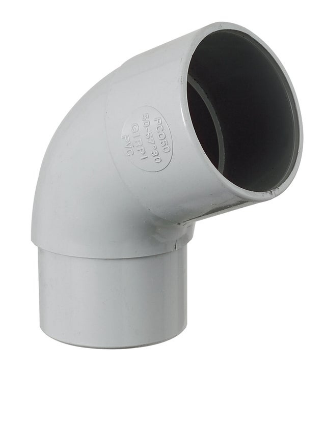 Coude 67.30° PVC gris Diam.80 mm - GIRPI