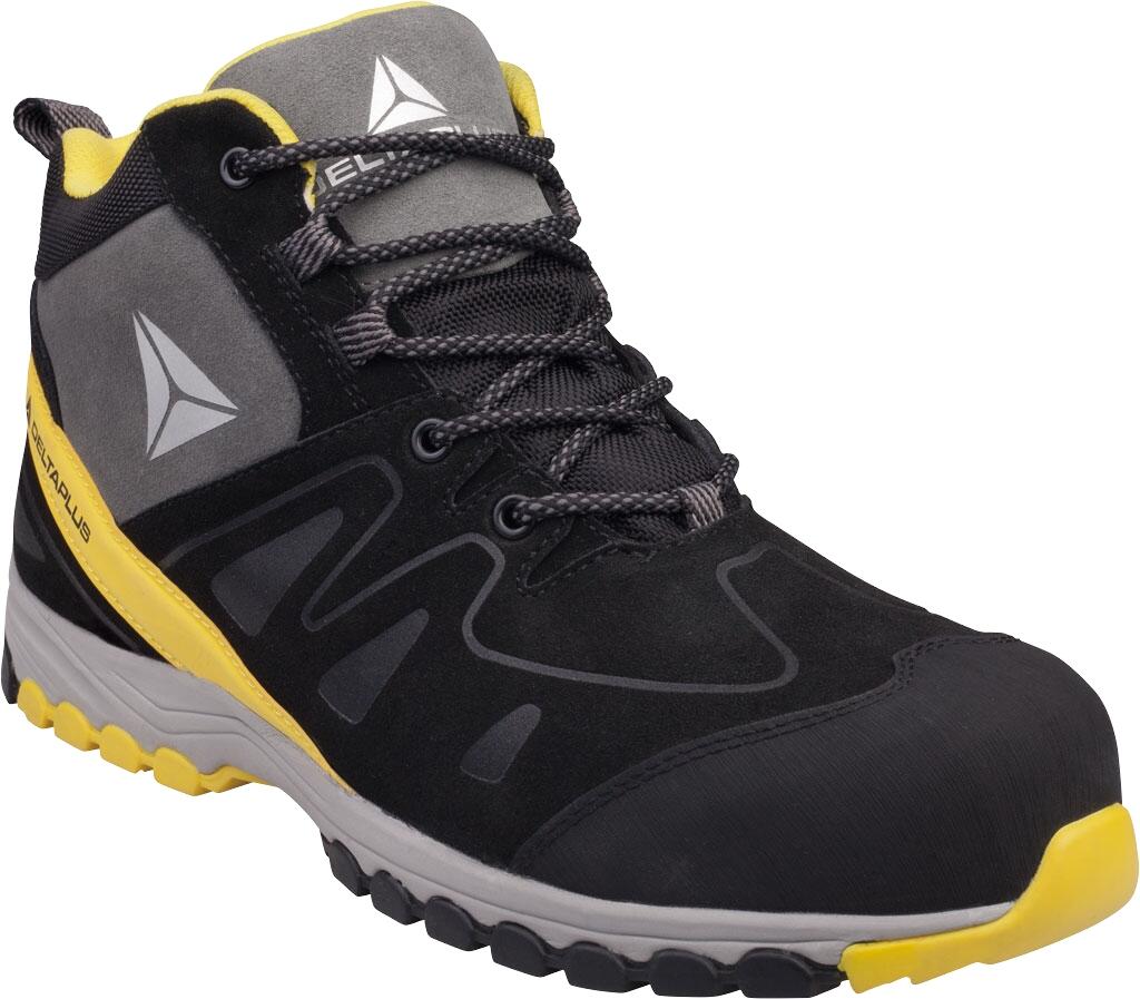Chaussure de sécurité montante S3 noir jaune Manhattan
