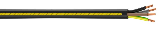 Câble électrique R2V 4G 2,5 mm² au mètre - NEXANS