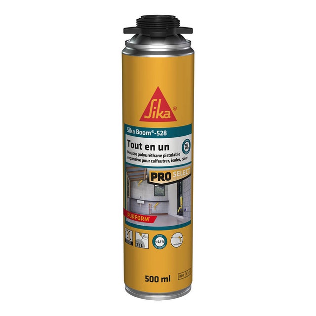 Mousse Polyuréthane expansive SIKABOOM 528 500ML - Sika