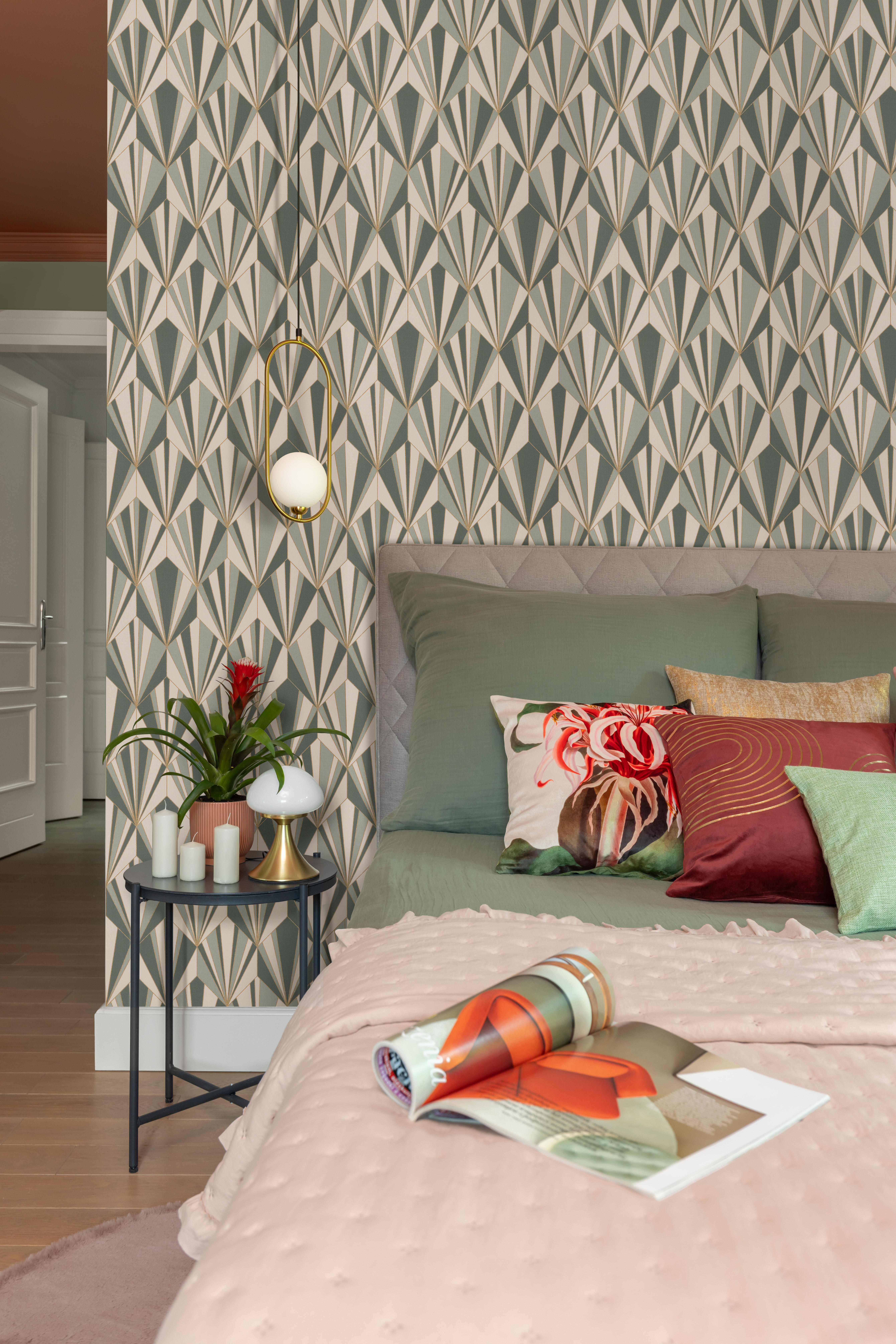 Lampa wisząca Lupus złota G9 Italux - 2