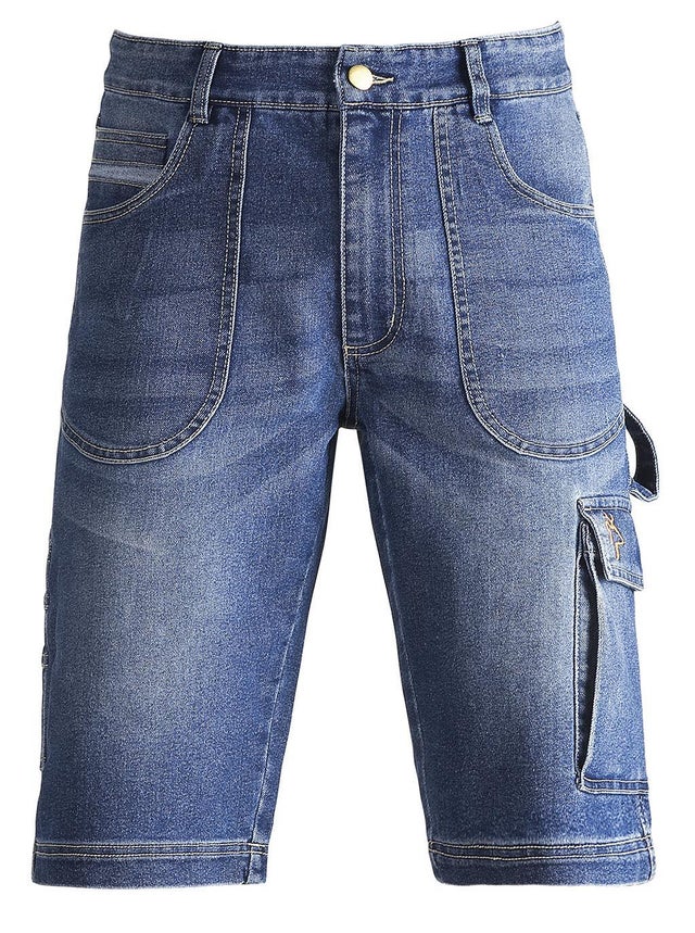Short de travail jean denim T.L - KAPRIOL
