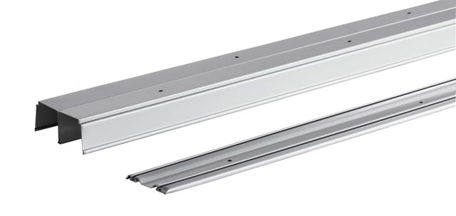 Kit rails 1200 mm haut et bas - Gris