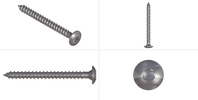 Lot de 8 vis de fixation + chevilles - SOPROFEN