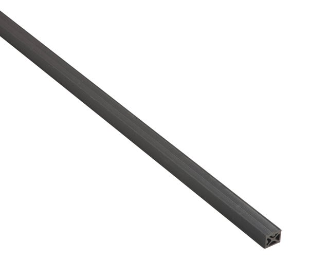 Lambourde en composite noire 30 x 40 mm Long. 3 m
