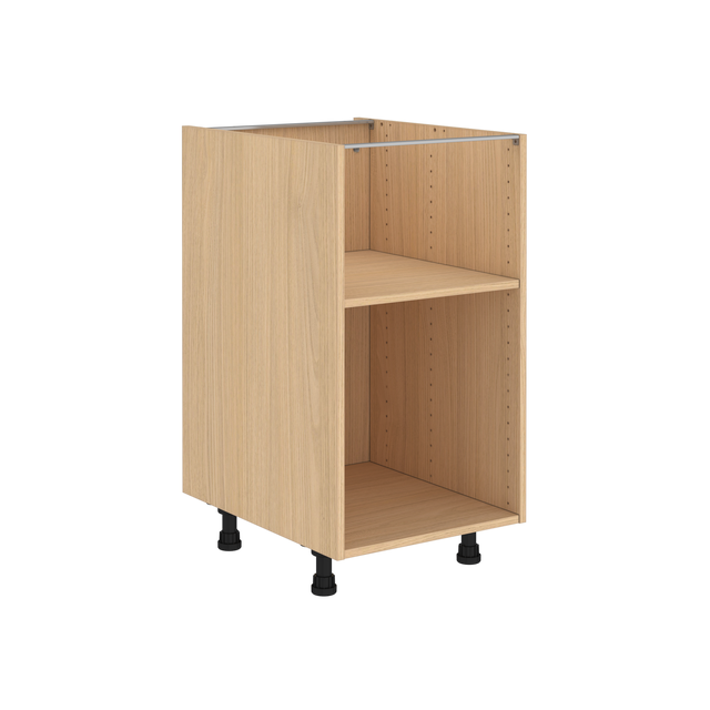 Caisson bas de cuisine DELINIA ID effet bois H.76.8 x l.45 x P.58 cm