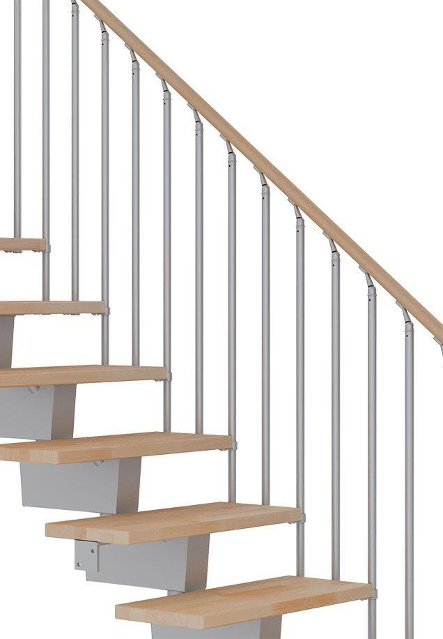 Rampe d'escalier hêtre huilé gris classic3 13 marches - 2