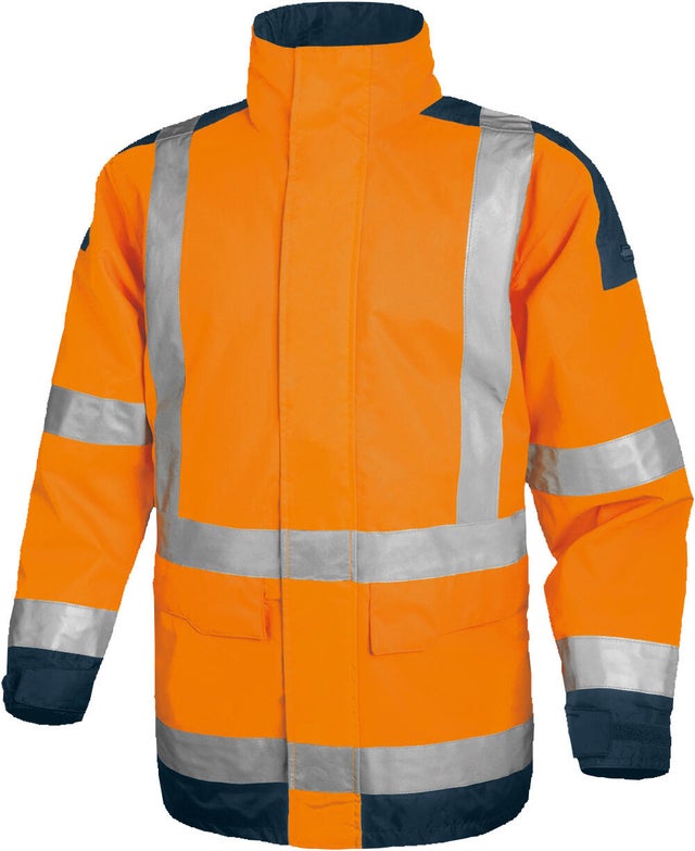 Parka de travail haute visibilité orange T.L EASYVIEW - DELTA PLUS