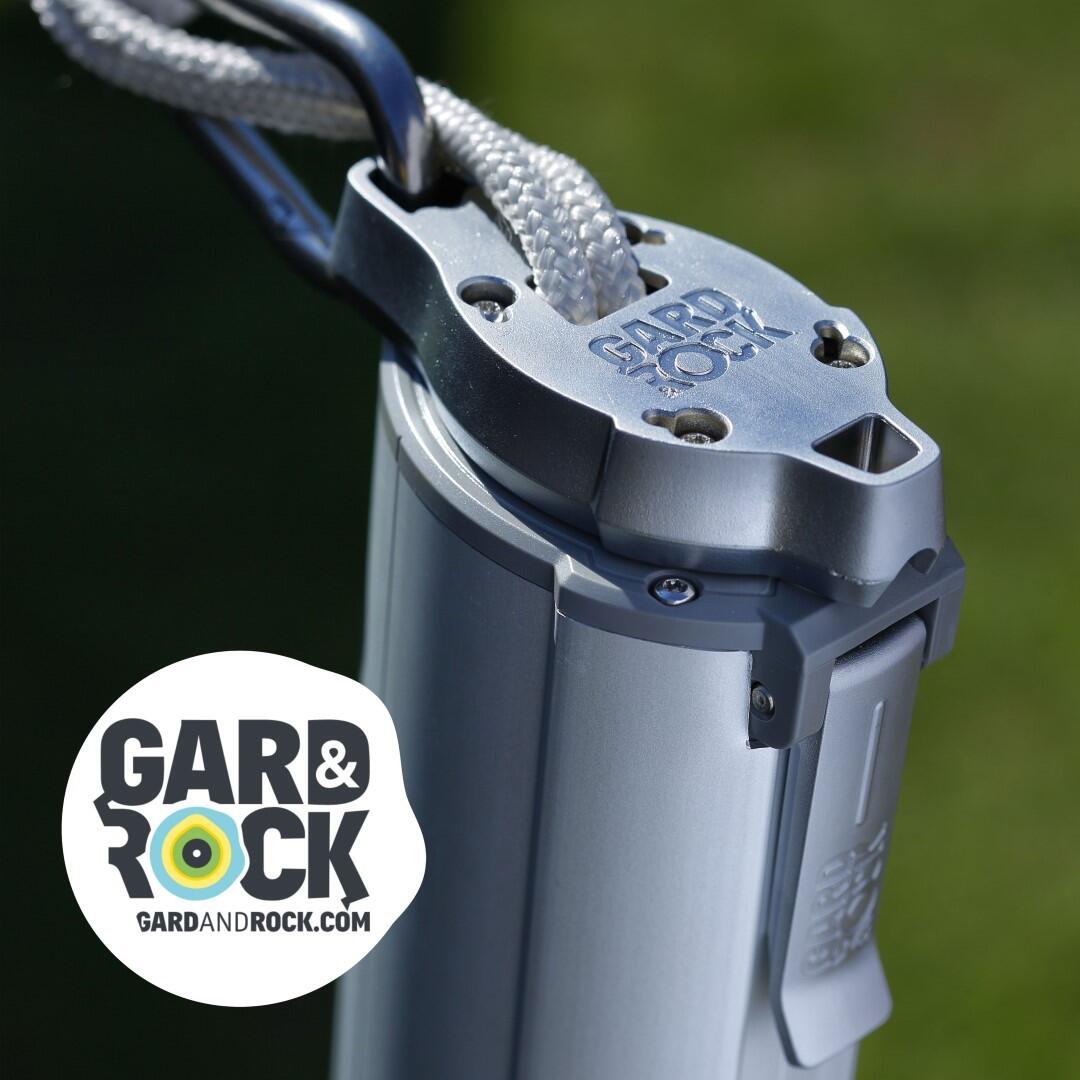 Poteau pour voile d'ombrage aluminium 428-011 gris, GARD & ROCK - 7