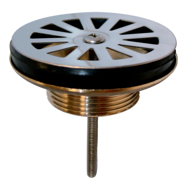 Bonde évier à grille plate Diam.80 mm - WIRQUIN PRO