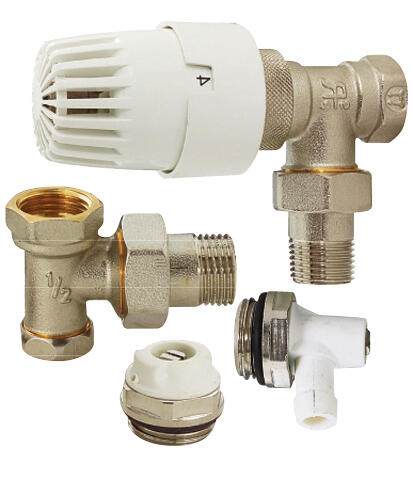 Kit robinet thermostatique équerre 15 x 21 (1 x 2