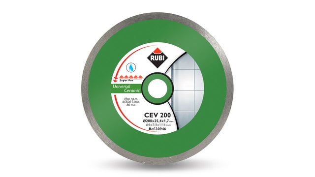 Disque CEV 200 pro à eau pour céramique - RUBI 25913 