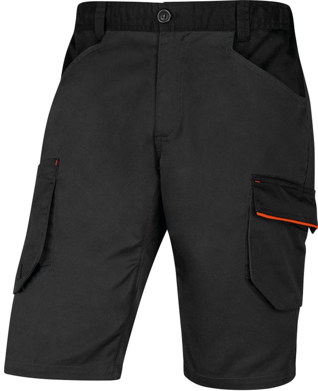 Short de travail de travail Stretch Gris/Orange T.M Mach2  - DELTA PLUS