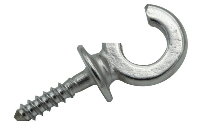 Pitons croc ouvert inox Diam. du fil 6 mm Larg.30 mm 2 pièces