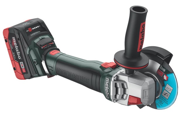 Meuleuse d'angle sans fil Brushless + 2 batteries 5,5 Ah + chargeur ASC 145 + coffret Metabox - WB 18 LT BL 11-125 Quick METABO
