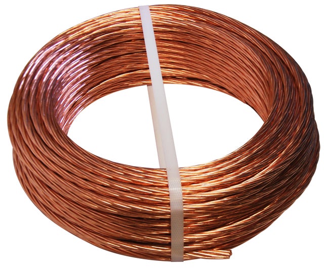 Câble de terre en cuivre nu  25 mm² 25 m