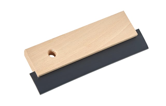 Raclette bois caoutchouc Long.18 cm 