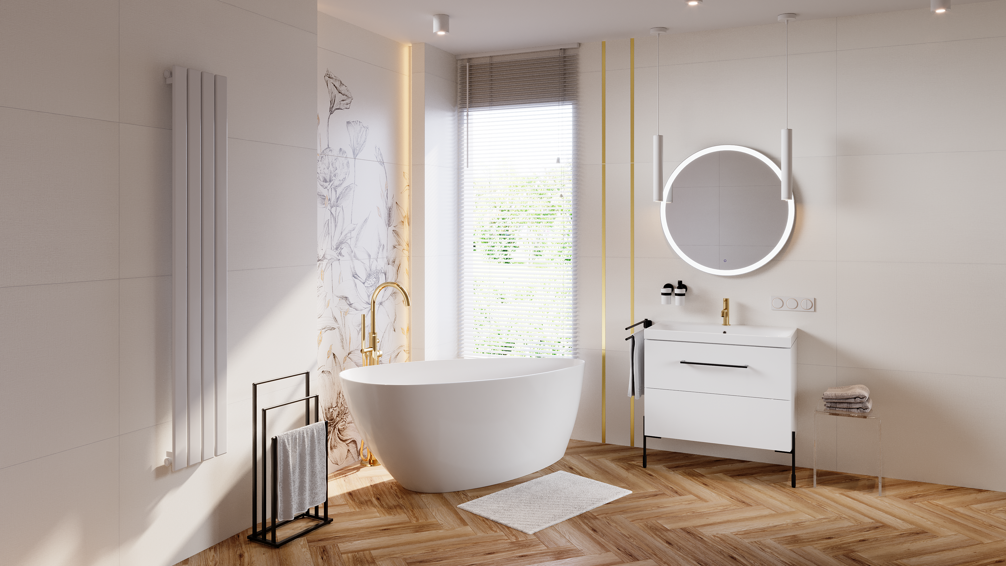 ワイン remuage417 Dekor Velo 2 Bianco Flowers 1Z4 59.8x119.8 Arte