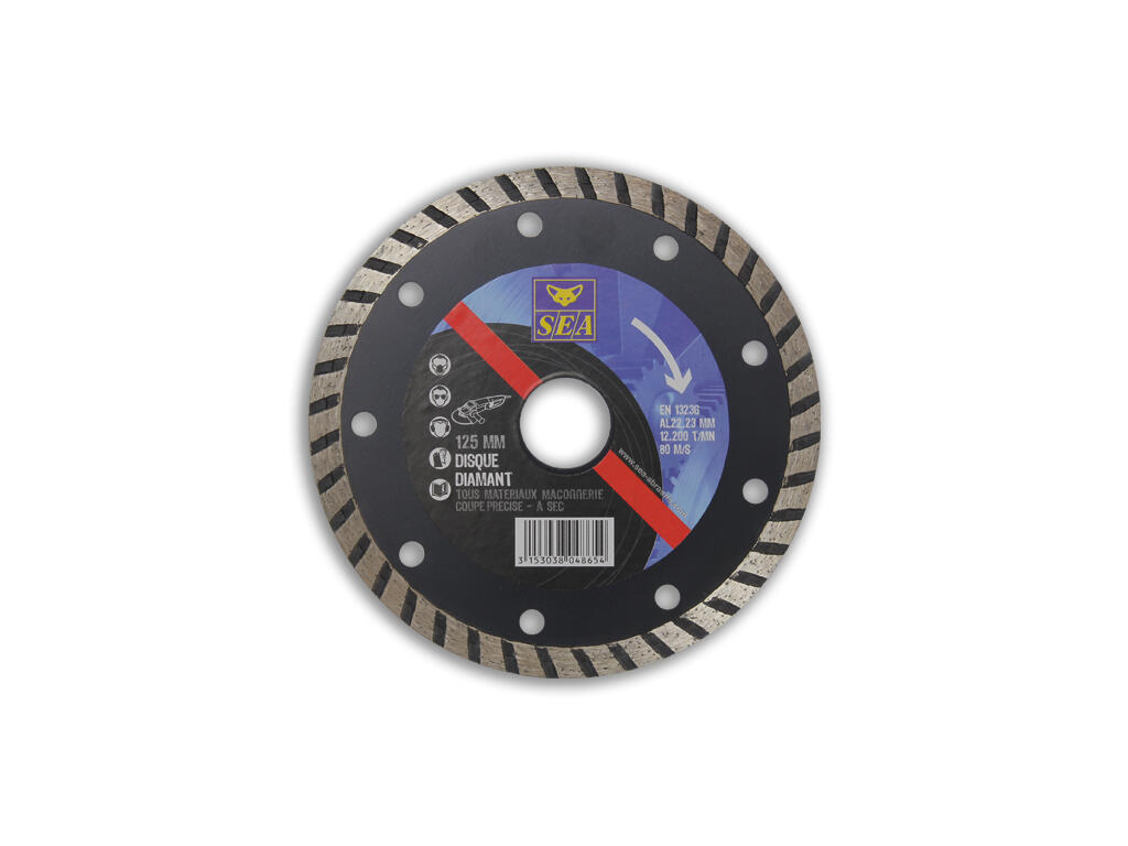 Disque diamant multi matériaux Diam.125 mm - SEA - 5