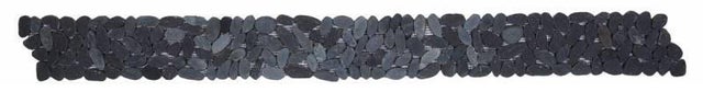 Frise carrelage murale noir l.10 x L.100 cm - Scie