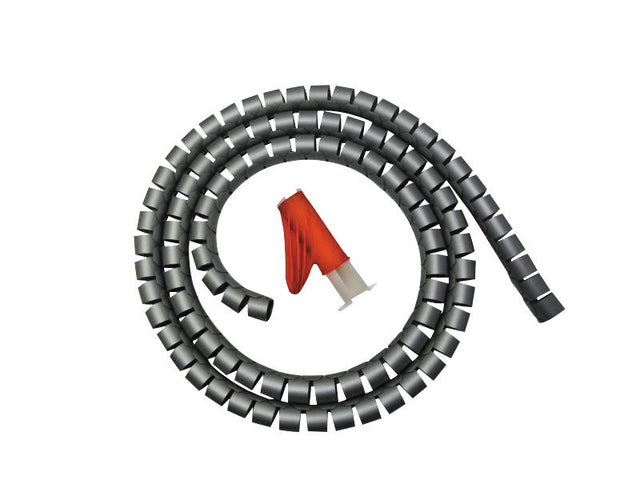 Gaine mange câble Diam.20 mm L.1,5 m argent 