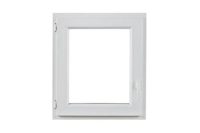 Fenêtre PVC H.45 x l.40 cm 1 vantail tirant droit blanc
