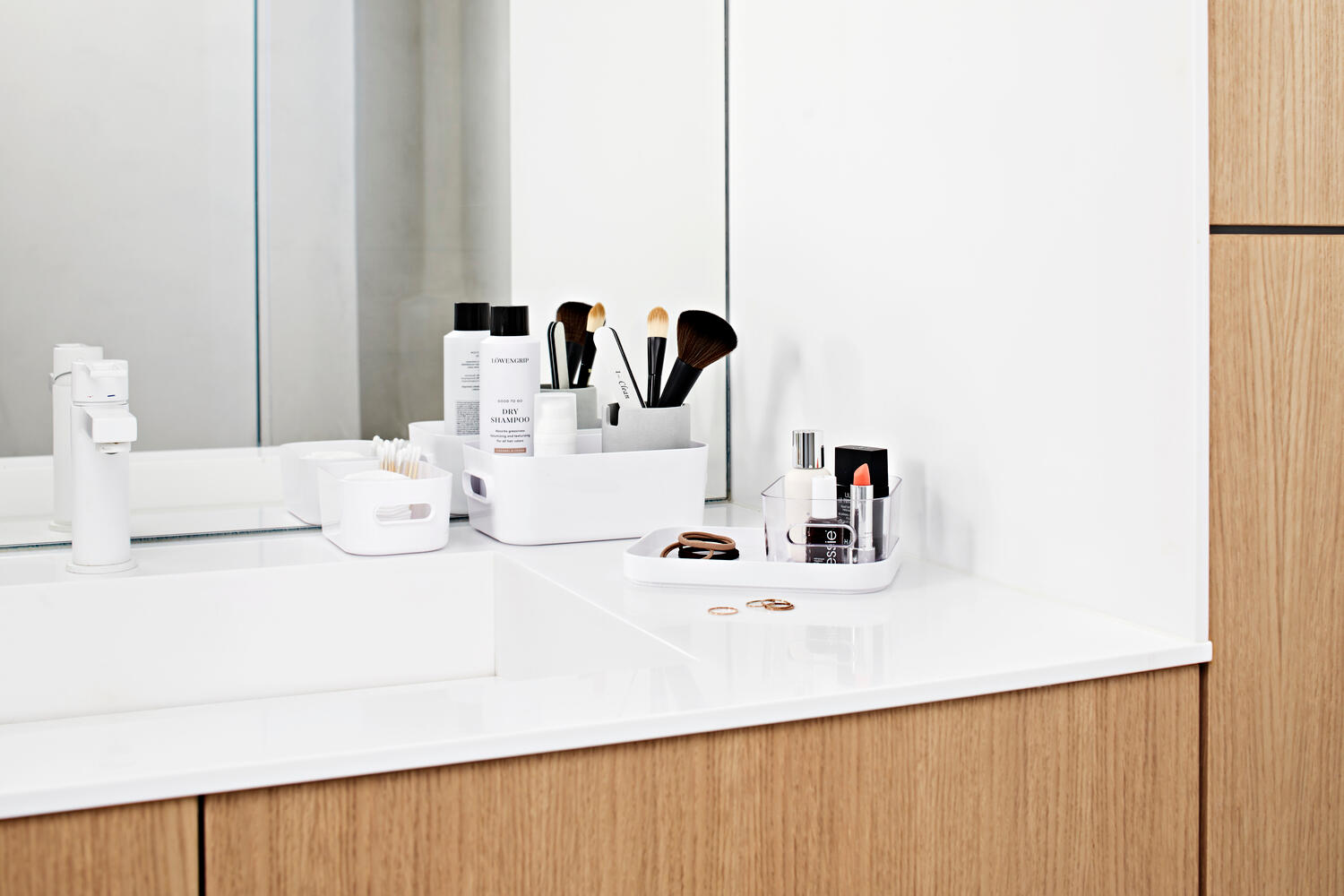 Boîte de rangement SMARTSTORE blanc, 0.6 L, H.6 x l.9.5 x P.14.5 cm - 4