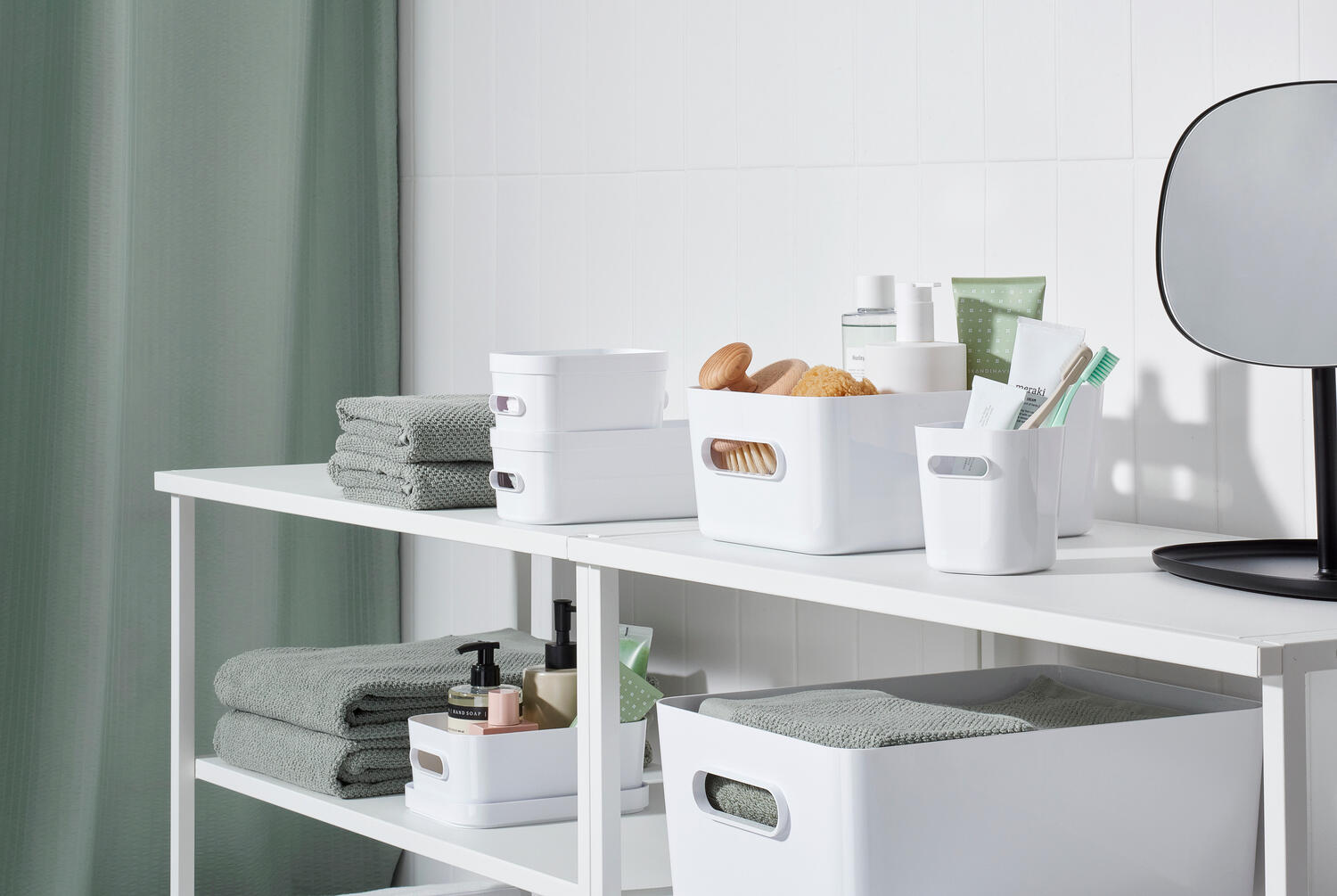 Boîte SMARTSTORE blanc H.7.5 x l.14 x P.20 cm - 2