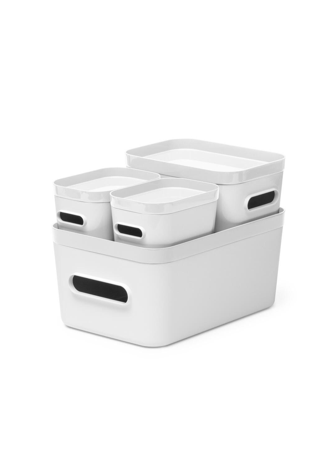 Boîte SMARTSTORE blanc H.7.5 x l.14 x P.20 cm - 6