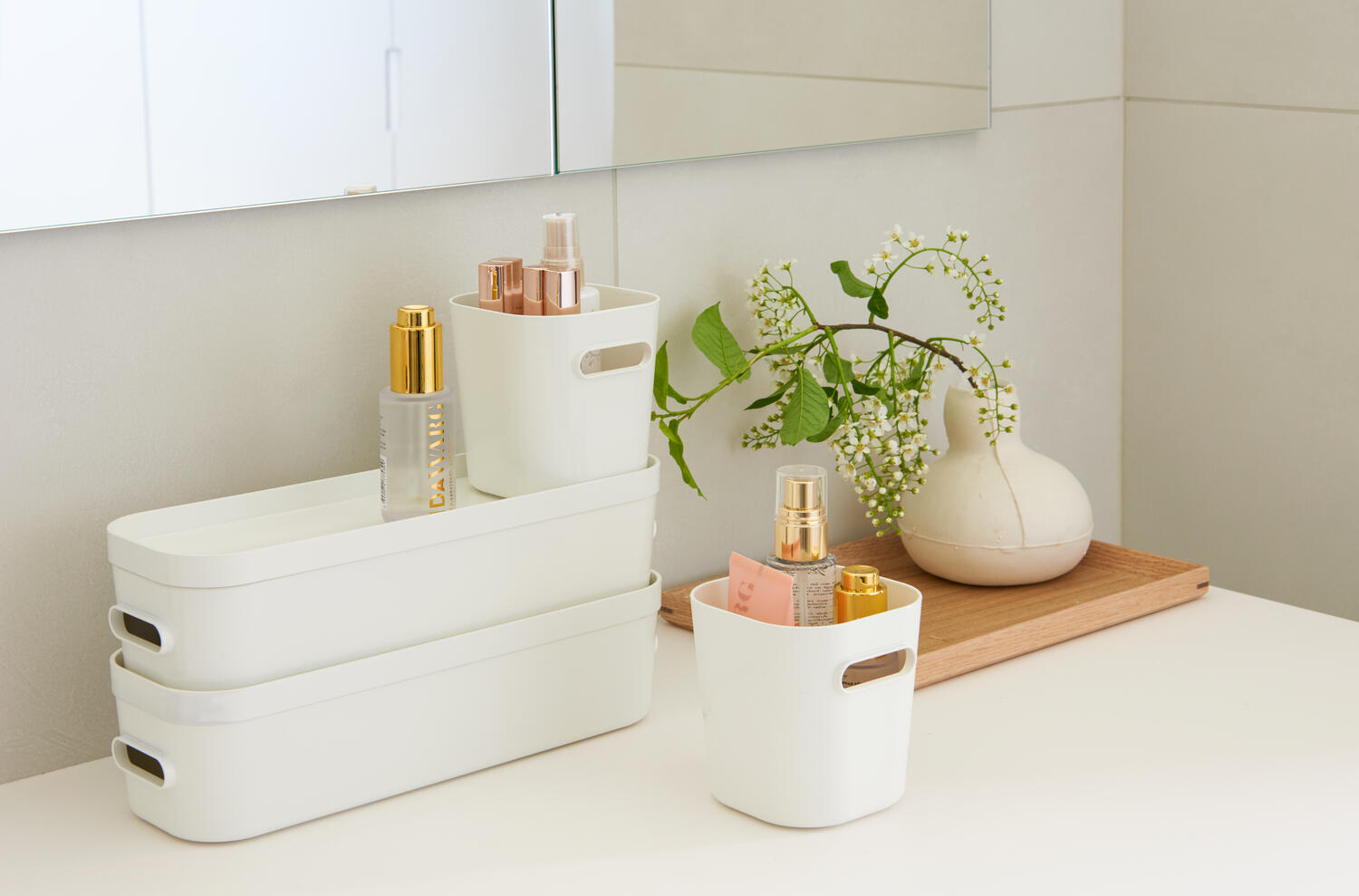 Boîte de rangement SMARTSTORE blanc, 1.3 L, H.6.1 x l.9.4 x P.29.1 cm - 4