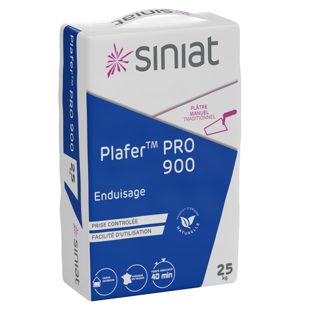 PLATRE PLAFER PRO 900 TARGA 25KG SINIAT