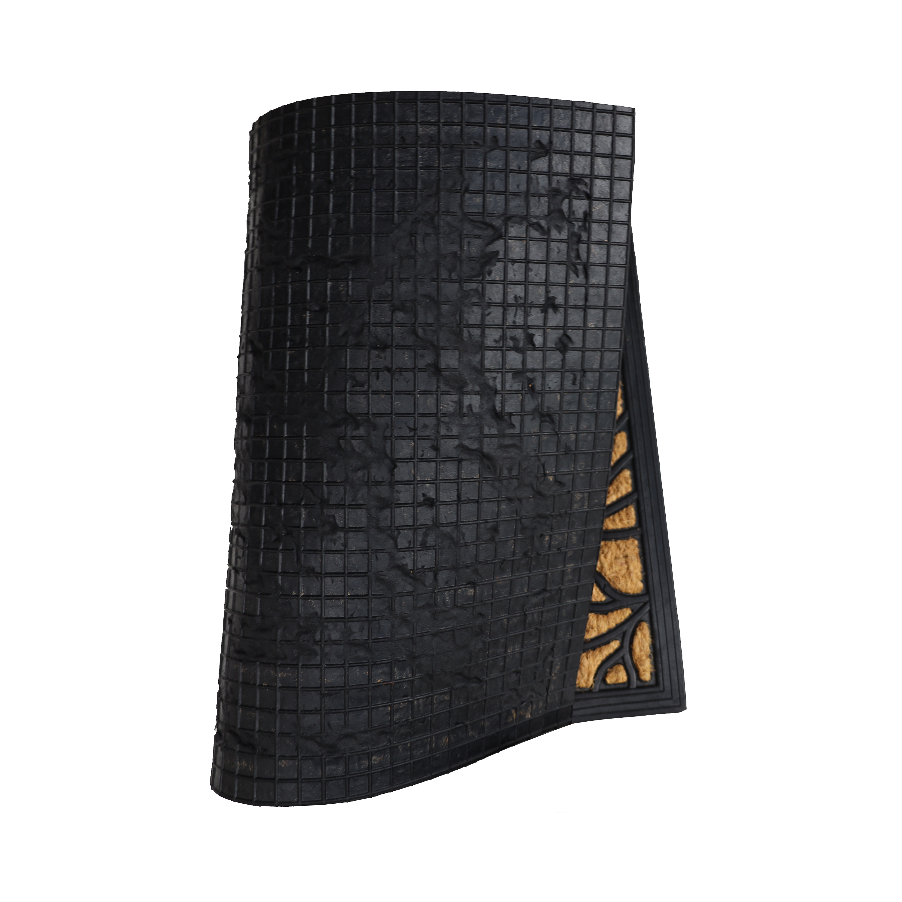 Felpudo caucho vulcanizado Kigali INSPIRE beige 40 x60 cm - 3