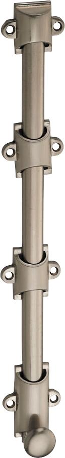 Verrou à plaquer nickel satin 300 mm
