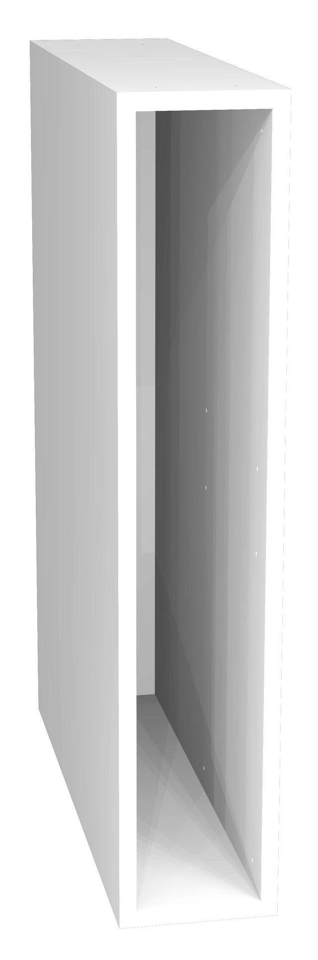 Caisson bas de cuisine l.15 x H.76,80 x P.56 cm Blanc