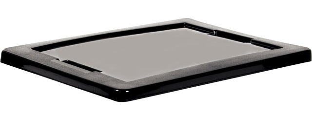 Couvercle pour bac de rangement 30 L noir - EDA