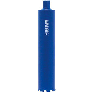 Couronne diamant pour carroteuse Diam.162 mm L.450 mm carottage béton / perçage eau et à sec S4162N1/4 - DIAM INDUSTRIES