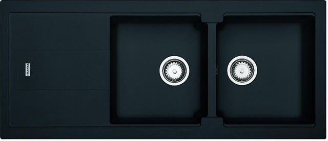 Evier à encastrer Onyx 2 cuves en Granit - 