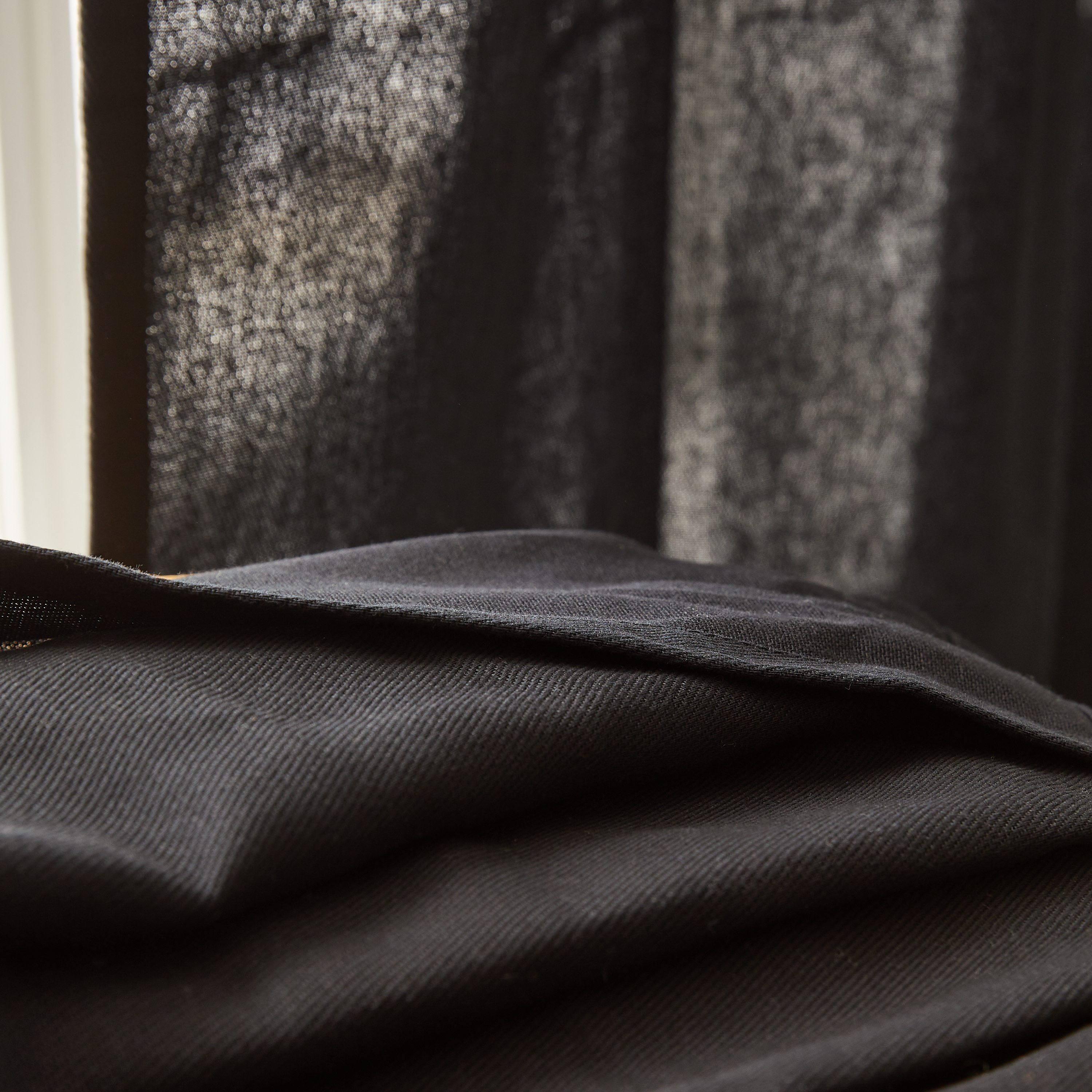 Rideau tamisant, Kalpe coton, noir H.280 x l.140 cm INSPIRE - 5