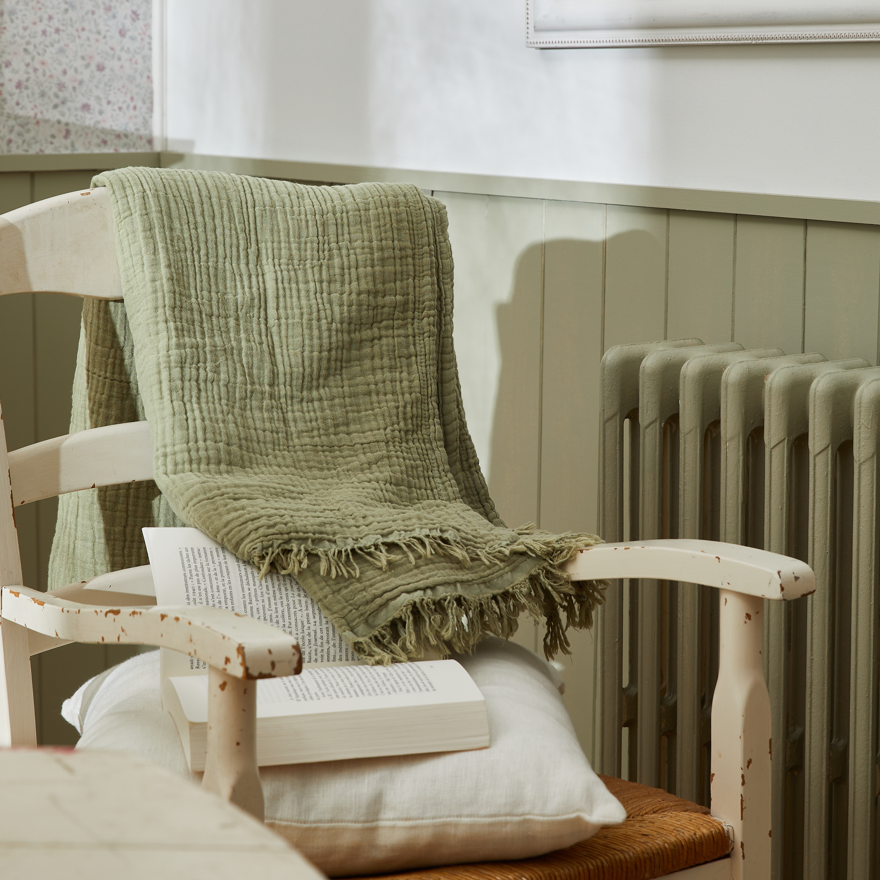 Manta Ninon 130x170cm verde Inspire - 15