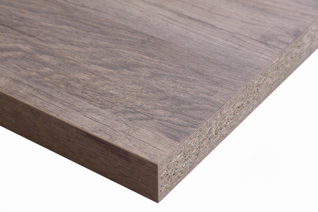 Plan de travail stratifié imitation bois Sandal Oak 1 / Sandal Oak 2 L.3040 x P.630 x ép.39 mm hydrofuge