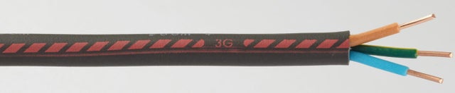 Cable électrique U1000 R2V 3G 2,5 mm² 10 m - NEXANS FRANCE 