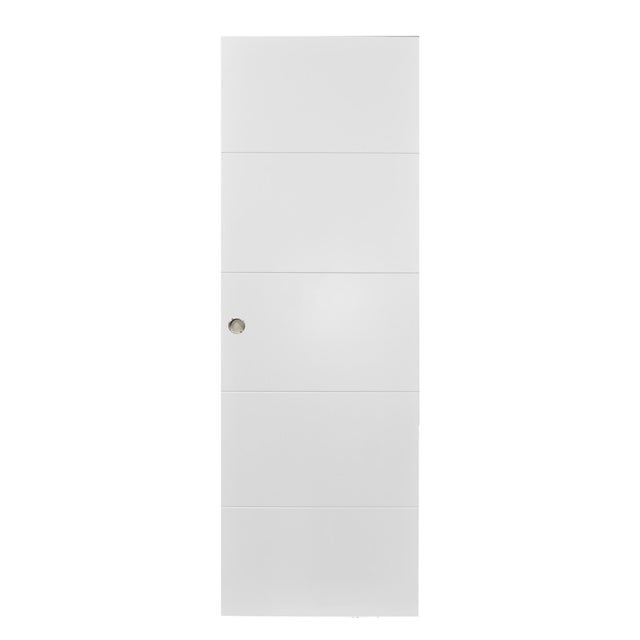 Porte coulissante seule Milan laquée Larg.83 cm pleine entaillée