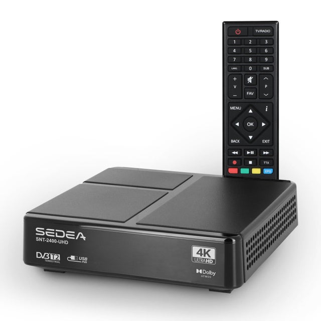 Recepteur DVB-T2 4K TNT Terrestre SNT-2400UHD - SEDEA - 102400