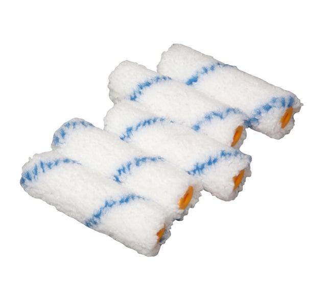 Manchon patte de lapin polyester tissé 12 mm Long.100 mm pour mur et plafond - Rotacryl ROTA (lot de 5)